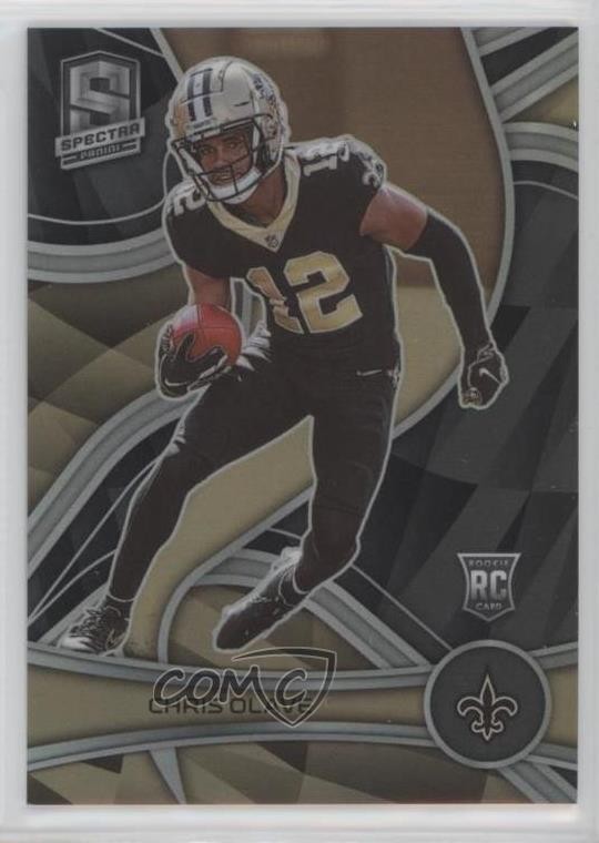 2022 Panini Spectra Rookies Silver Prizm Chris Olave #147 4f5