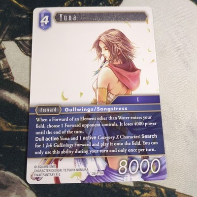 Final Fantasy TCG Dreamlike Oceans Yuna 28-111H | eBay