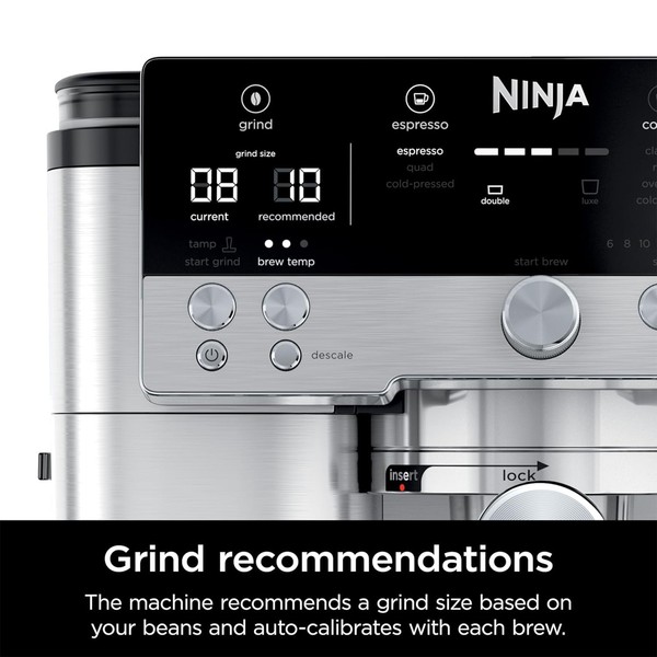 Máquina de café y espresso Ninja Luxe Café Premier Series, reacondicionada certificada 5