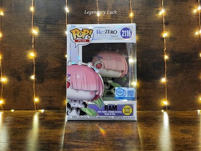 Funko Pop! Plus - Re:Zero - Ram - #2116 - Glow in the Dark - New