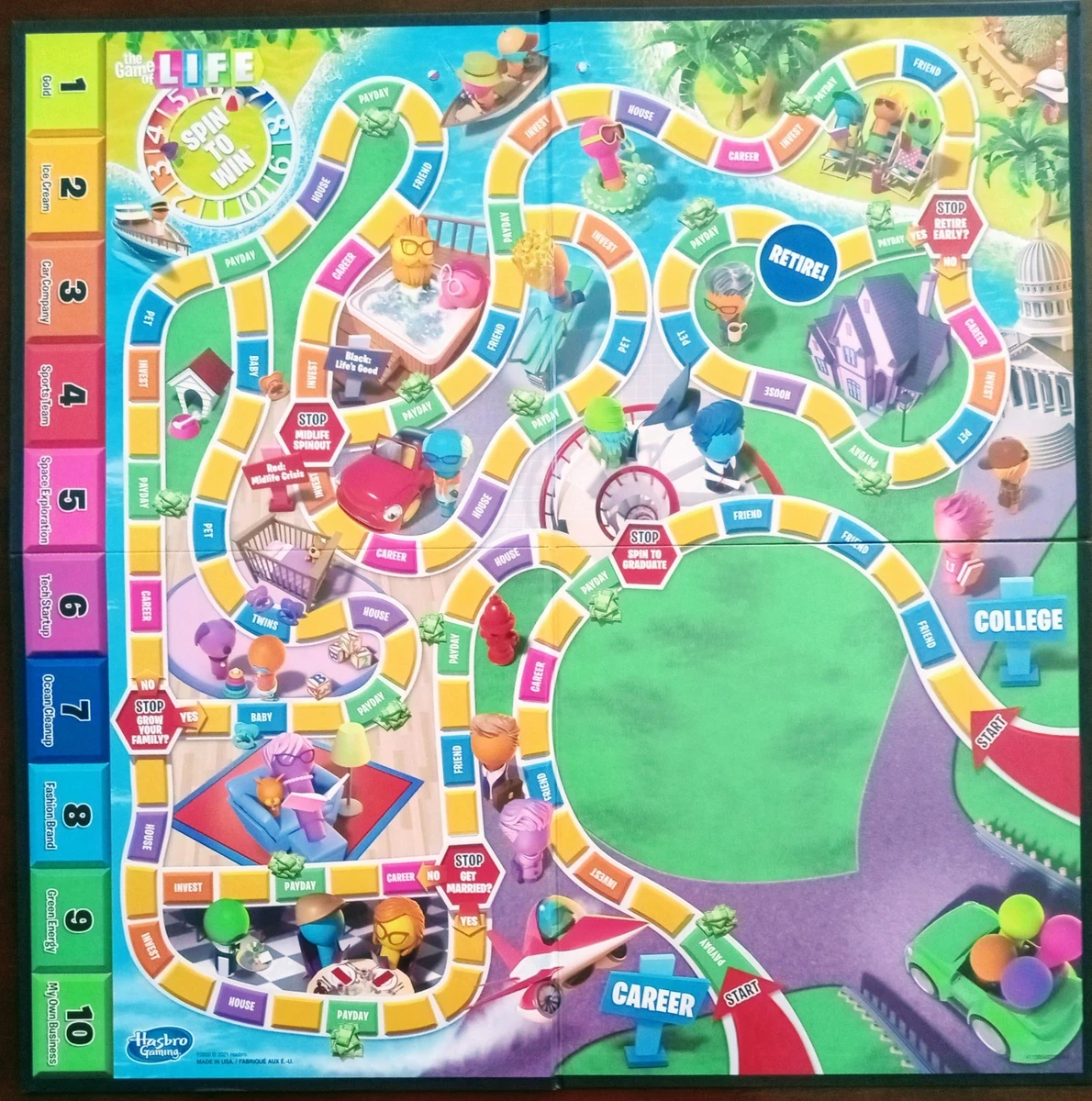 Las mejores ofertas en Juego de la Vida Juego de Mesa Multicolor