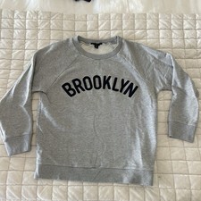 J Crew Brooklyn Sweatshirt Woman’s Gray Pullover Crewneck Casual Lounge XS