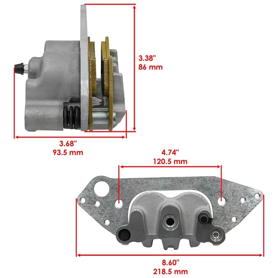 Pinzas de freno delanteras y traseras para Polaris Ranger XP 1000 19-21 1913061 1912816 Foto 2 de 4