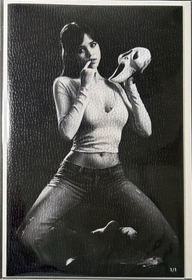 LEATHER*  Scream Queen  Jenna B&W By Nathan Lorenzana Art Book AGLComics 1/1