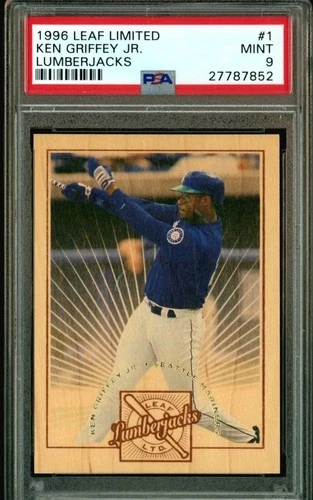 Ken Griffey Jr 1996 Leaf Limited Lumberjacks /5000 PSA 9 Seattle Mariners HOF