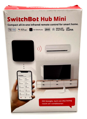 SwitchBot Hub Mini Smart IR Blaster Bluetooth Wi-Fi Gateway Black
