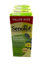 Senokot Regular Strength Natural Vegetable Laxative  100/ct- 3 pack!! Exp.4/2027
