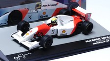 Mclaren Mp4/8 Ayrton Senna F1 1993 - Scala 1:43 con vetrina