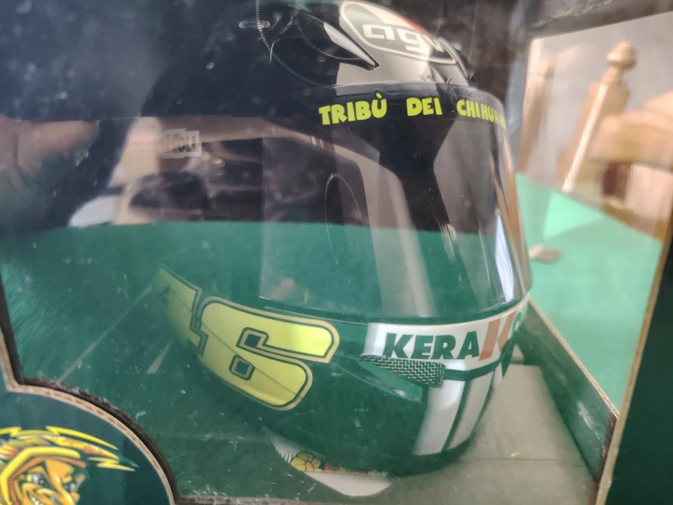 CASCO VALENTINO ROSSI MINICHAMPS 1/2 TEST MOTO GP JEREZ 2007 - Immagine 4 di 4