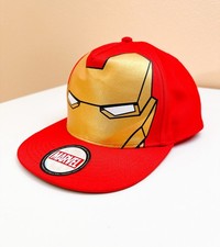 Iron Man Marvel Red Kids Cap   Size 7/12   H M