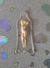 Gibson guitar truss rod cover.pin Up Figure.