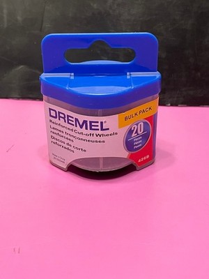 Dremel 426B Fiberglass Reinforced Cut-off Wheels - Silver, 20 Pieces Brand New