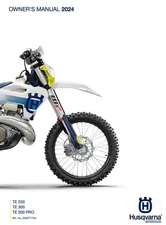 2024 Husqvarna TE250/TE300/TE300i/TE300 PRO Complete Owners & Service Manual