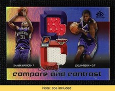 2005 Upper Deck NBA Reflections 38/50 Shawn Marion Joe Johnson Brad Miller 05fy