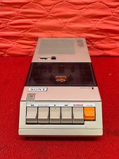 Used SONY Cassette-Corder TCM-373 Vintage No Power Supply Cord Good Condition