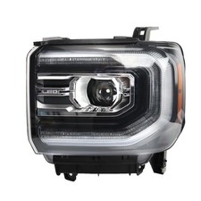 For 2016-2018 Gmc Sierra 1500 Headlight Headlamp Assembly Led Driver Left Side