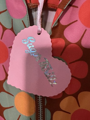 NWT Dolls Kill Sugar Thrillz Sm Floral 60s Flower Power Romper Shorts Festival - Picture 4 of 9