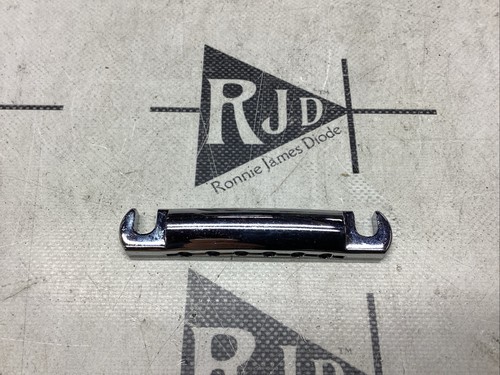 Genuine Gibson Les Paul Guitar Stoptail Stop Tail Piece Chrome Lightweight API