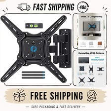 Full Motion TV Wall Mount for 26-65" TVs VESA 400x400mm 77 lbs