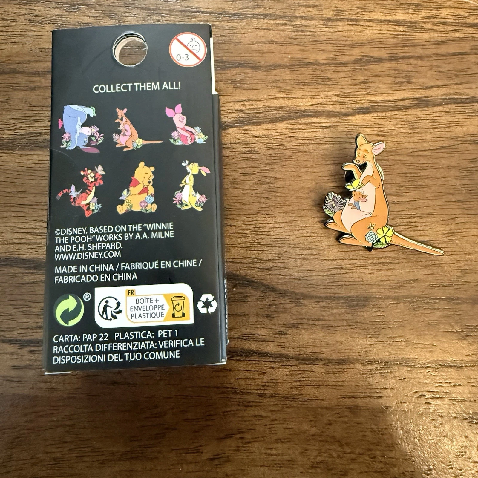 Disney Loungefly Winnie The Pooh Flower Pin Kanga & Roo (E4)