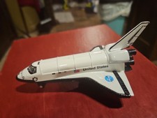 SPACE SHUTTLE Discovery Pull Back Vehicle Metal Diecast 5 Inches Long