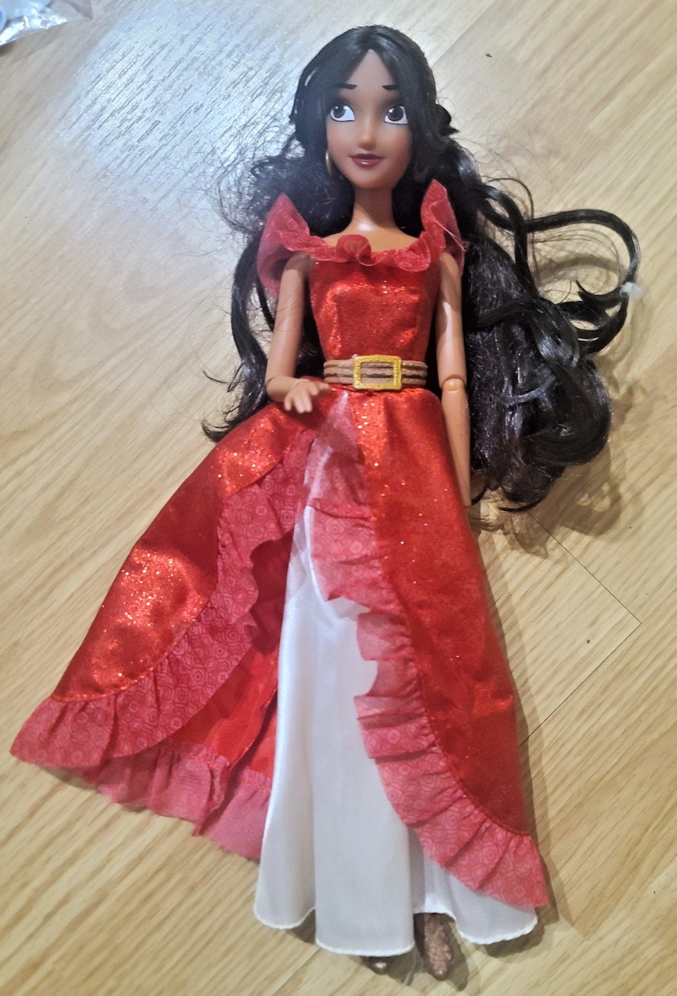 Disney Elena Of Avalor Princess Elena With Red Dress and Gold Shoes 11.5" Doll