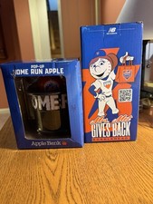New York Mets Pop-Up Home Run Apple   & Plus Mrs Mets gives back bobble-head
