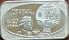 1975 USSC The World’s Pilot-1783 Frankois Pilatre Posier 1 oz .999 Silver Bar