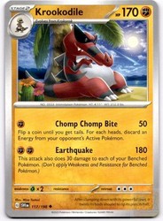 Krookodile 117/198 Scarlet & Violet Base Set Uncommon