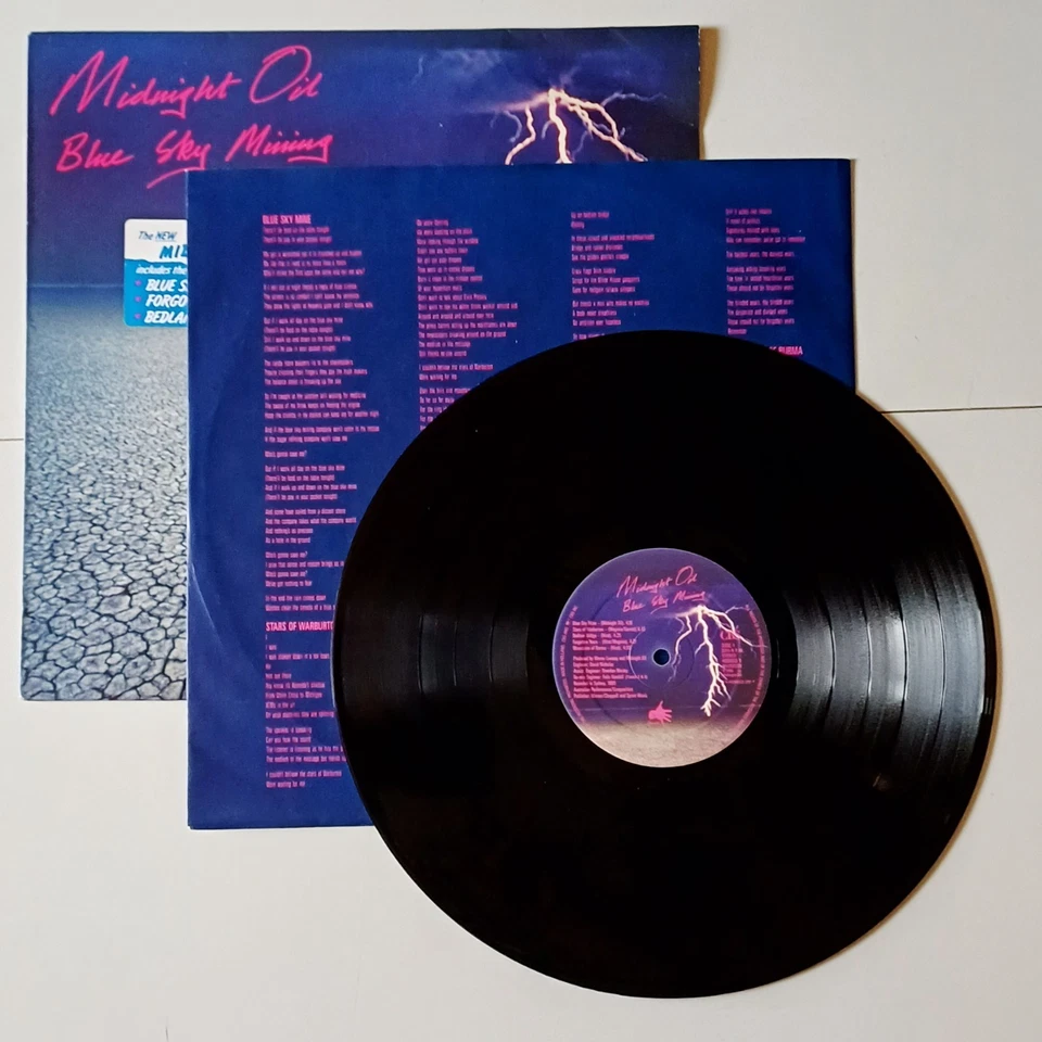 Midnight Oil "Blue Sky Mining", Vinyl LP 33t, 1990 - Photo 3/4