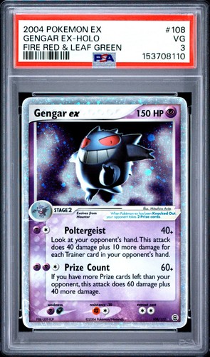 Gengar ex graded PSA 3 for sale on eBay