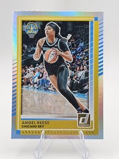 2025 Donruss WNBA Angel Reese Yellow Laser Parallel #71 Chicago Sky