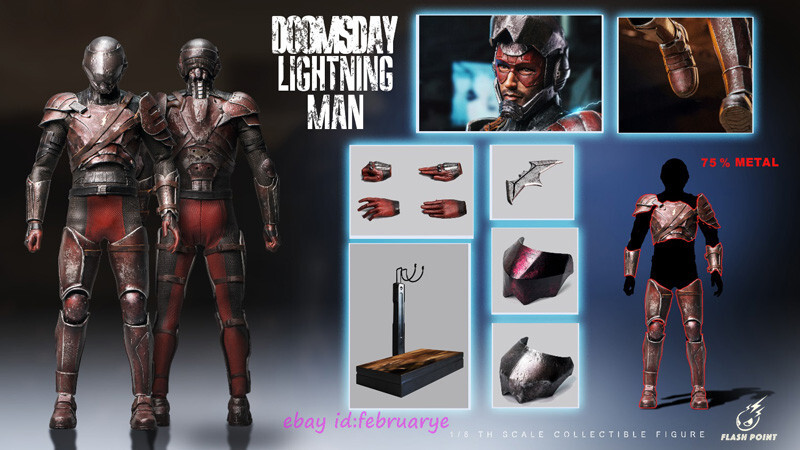 Flashpoint Studio 1/6 Fp-22166 Doomsday Lightning Man Action Flashpoint Studio 1/6 Fp-22166 Doomsday Lightning Man Action