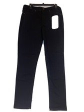 Seven7 Tummyless Black Size 4 Or 12 Slimming control Panel high rise jeans