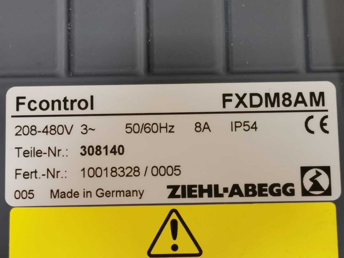 ZIEHL-ABEGG FControl FXDM8AM Frequency Inverters [other] | eBay