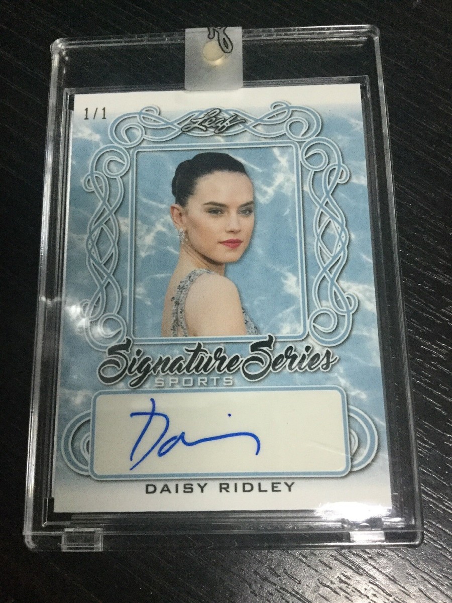 1/1 DAISY RIDLEY autograph
