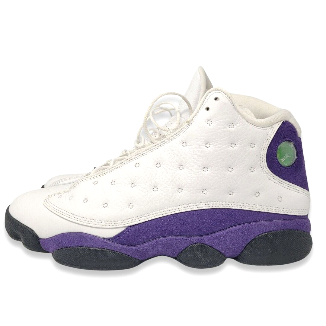Size 11.5 - Air Jordan 13 Retro Lakers White Court Purple 414571-105 | eBay