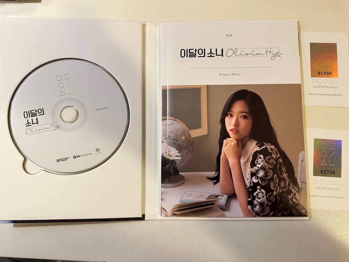 Loona Olivia Hye Hyeju Autographed Promo Album with photocard