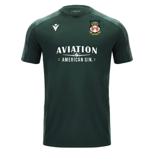Authentic Wrexham AFC Football Gede Green Soccer Warm Up Jersey 5XL Aviation Gin - Picture 10 of 12