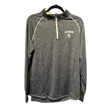 NWT Colosseum Women s Gray Half Zip Pull Over Athletic Colorado University - XXL