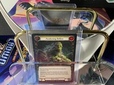 Flesh & Blood TCG WTR Unlimited *RAINBOW FOIL* C YELLOW Awakening Bellow WTR033