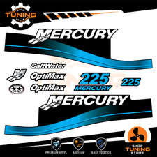 Kit Adesivi Motore Marino Fuoribordo Mercury 225 cv - versione Optimax A