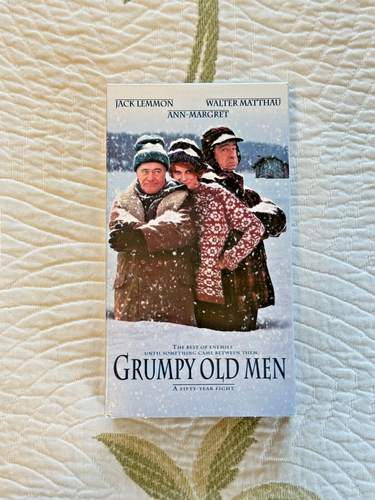 Vintage Used VHS 1994 GRUMPY OLD MEN Walter Mathau Jack Lemmon Ann ...