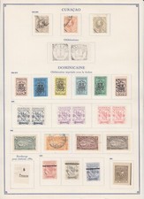 CURACAO/DOMINIKANISCHE REPUBLIK interessante Kollektion von Fournier-F&auml;lschungen