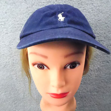 POLO RALPH LAUREN YOUTH Baseball Cap Hat Blue Label Embroidered Strapback Adj