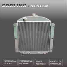 3 Row Aluminum Radiator For 50-54 Kaiser Darrin Carolina J Deluxe L4 L6 At Mt 3 Row Aluminum Radiator For 50-54 Kaiser Darrin Carolina J Deluxe L4 L6 At Mt