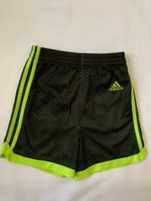 NWOT Adidas Black Toddler Boys' Mesh Shorts 24 Months pau0921