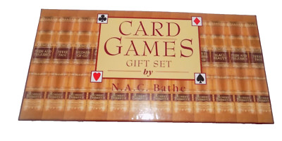 Card Games Gift Set N.A.C Bathe  2 Packs of Playing Cards NEW Robert Frederick