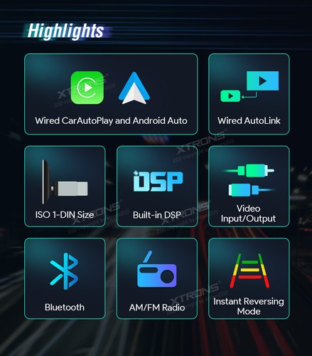 Single DIN 10.1" Linux Car Stereo Radio Car Play/Android Auto GPS Navi Head Unit - Picture 8 of 24