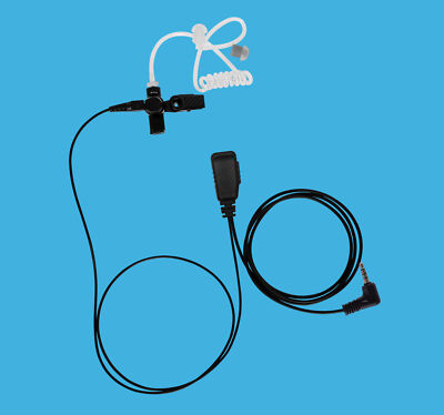 Theaters Custodial Warehouse Medical Caterer FBI Style Earpiece PTT for Vertex